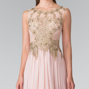 COPY - Beaded Sleeveless Long Evening Dress GL2288